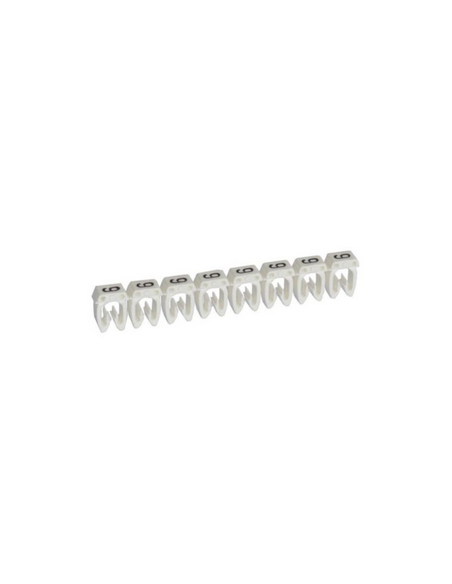 300 Repères CAB 3 pour filerie 1,5mm² à 2,5mm² avec chiffre 9 blanc LEGRAND 038229
