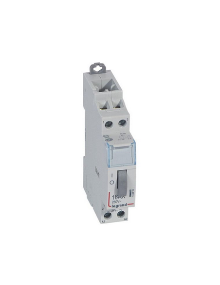Télérupteur CX³ standard bornes à vis 2 Pôles 16A 250V~ contact 2F tension commande 24V~ 1 module LEGRAND 412410
