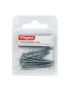 Vis (x 10) pour encastrement profond dans boite LEGRAND 091490 2