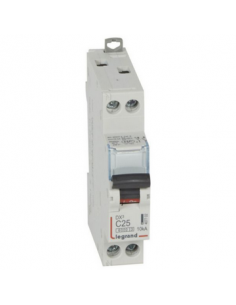 Disjoncteur DX³6000 arrivée haute et départ bas à vis 1 Pôle 230V~ à 400V~ 10A courbe C - 1 module LEGRAND 407652 2