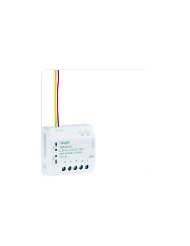 1 sortie volet roulant avec 2 entrées KNX radio HAGER TRM692G