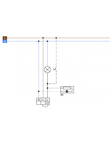 Aleum Glow AD anthracite Détecteur de mouvement avec zone de detection de 180° LUXOMAT 93134