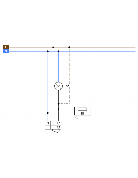 Aleum Glow AD anthracite Détecteur de mouvement avec zone de detection de 180° LUXOMAT 93134