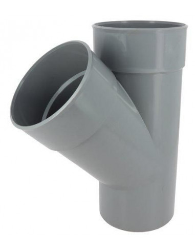 Culotte PVC Male-Femelle 45° D.140mm NICOLL BY14