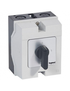 Commutateur à cames interrupteur marche/arrêt PR17 2 pôles 2 contacts boîtier 96x120mm LEGRAND 027716 2
