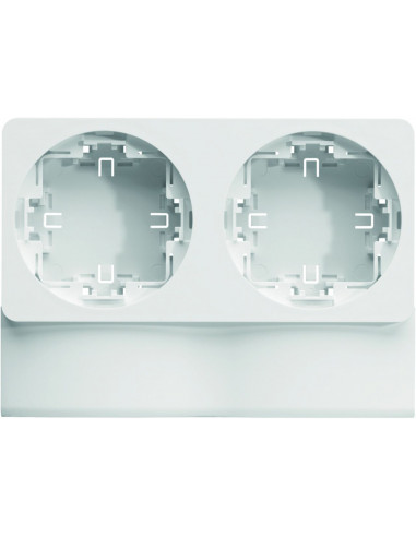 Ateha support double pour ATA12x20/30 Pure HAGER ATA123929016