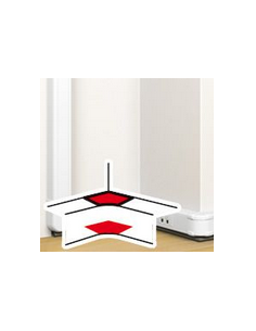 Angle intérieur pour goulotte à clippage direct Mosaic 50x80mm blanc LEGRAND 075621 2