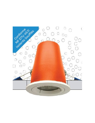 SPOT ENCASTRE MERCURE MBF NF IP65 6W 120° 3000K DIM ACIER BROSSE AEROSPOT 282623