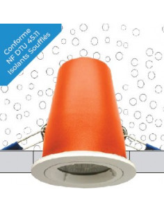 SPOT ENCASTRE MERCURE MBF NF IP65 6W 120° 4000K DIM ACIER BROSSE AEROSPOT 282633