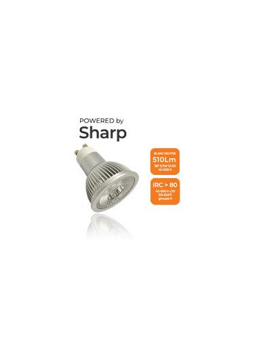 Lampe Led 6w SHARP GU10 ND 4000K AEROSPOT 550291