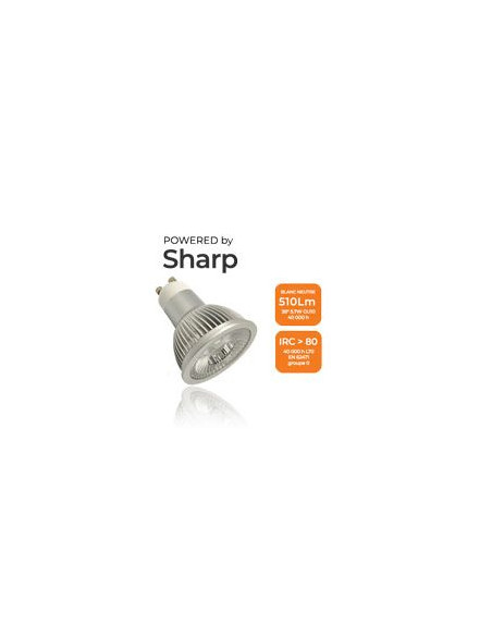 Lampe Led 6w SHARP GU10 ND 4000K AEROSPOT 550291