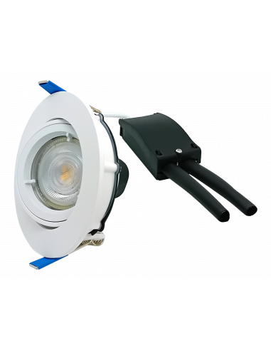 SPOT ENCASTRE TRITON IP65 EO CR GU10 BLANC AEROSPOT 765001