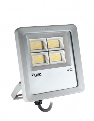 PROJECTEUR TWISTER 4 gris 38W 3000K IP66 IK08 5700lm 90° 50000h ARIC 51662