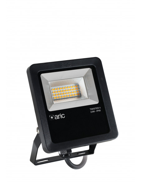 PROJECTEUR TWISTER 4 noir 23W 4000K IP66 IK08 3570lm 90° 50000h ARIC 51679