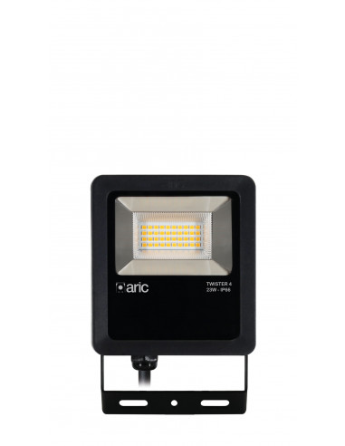 PROJECTEUR TWISTER 4 noir 23W 4000K IP66 IK08 3570lm 90° 50000h ARIC 51679