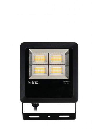 PROJECTEUR TWISTER 4 noir 38W 4000K IP66 IK08 6080lm 90° 50000h ARIC 51680