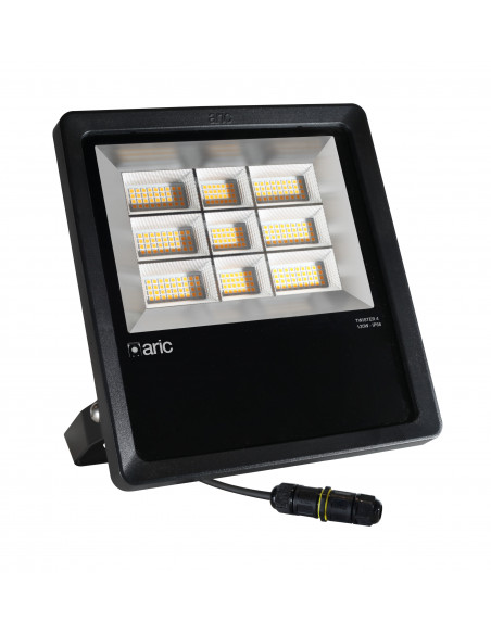 PROJECTEUR TWISTER 4 noir 120W 4000K IP66 IK08 19200lm 90° 50000h ARIC 51683
