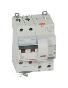 Disjoncteur Différentiel DX3 Vis 2 Pôles 400V 32A  Type AC 300MA 10KA Courbe C 4 Modules LEGRAND 411175 2
