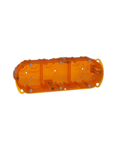 Boîte Batibox multi-matériaux 3 postes ou 6 à 8 modules utilisation verticale ou horizontale profondeur 50mm LEGRAND 080123