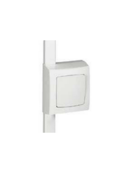 Cadre Appareillage saillie 1 poste pour pose sur moulure DLPlus épaisseur 20mm Blanc LEGRAND 031409
