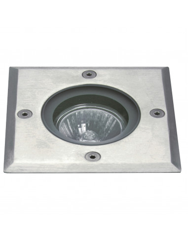 Encastré au sol BORA Square IP67 GU10 4.50W Acier inoxydable NOVOLUX LIGHTING 037B-G21X1A-30