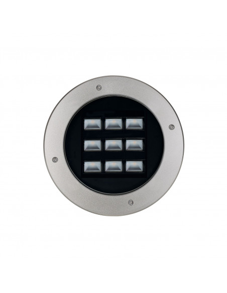 Encastré au sol MALVA Asymmetric IP67 Dali LED COB 26W 3670lm CRI80 4000K 25º Acier inoxydable NOVOLUX 1023E-L3325B3D-30