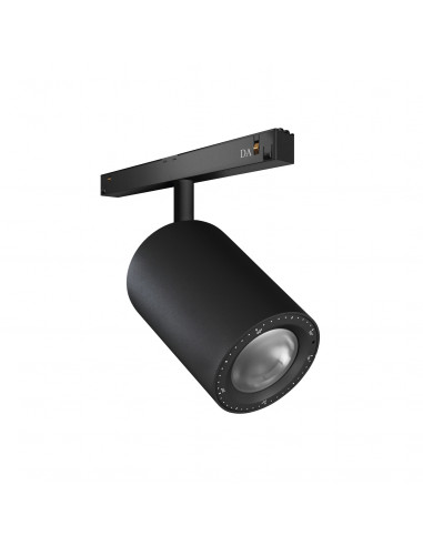 Projecteur rail 48V tilt CRETE1 LED COB 12.90W 1151lm CRI90 2700K 12º 46º Noir NOVOLUX LIGHTING 1032D-L3813VV0-02