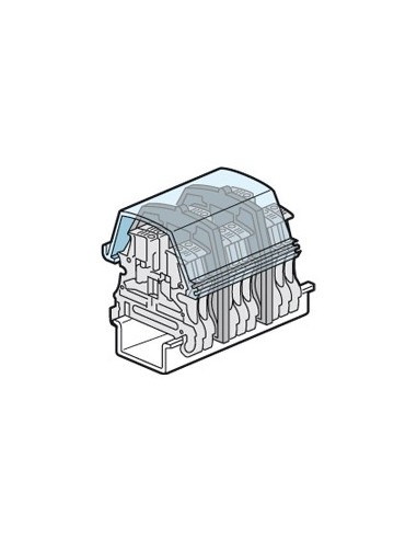 Ecran de protection à couper pour bloc de jonction à vis viking 3 avec 1 entrée 1 sortie pas 12mm et 15mm LEGRAND 037569