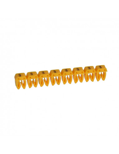 300 Repères CAB 3 pour filerie 4mm² à 6mm² avec signe conventionnel courant continu LEGRAND 038295