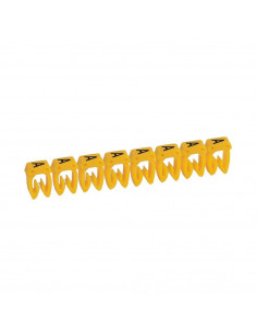 300 Repères CAB 3 pour filerie 0,5mm² à 1,5mm² et blocs de jonction avec lettre majuscule A LEGRAND 038300