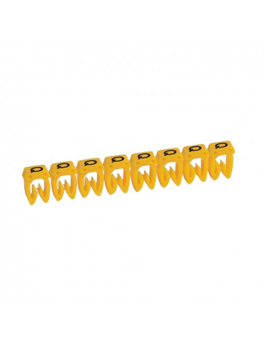 300 Repères CAB 3 pour filerie 0,5mm² à 1,5mm² et blocs de jonction avec lettre majuscule Q LEGRAND 038316