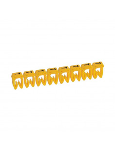 300 Repères CAB 3 pour filerie 0,5mm² à 1,5mm² et blocs de jonction avec lettre majuscule T LEGRAND 038319