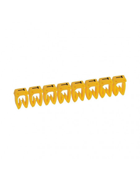 300 Repères CAB 3 pour filerie 0,5mm² à 1,5mm² et blocs de jonction avec lettre majuscule T LEGRAND 038319