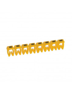 300 Repères CAB 3 pour filerie 1,5mm² à 2,5mm² avec lettre majuscule W LEGRAND 038352