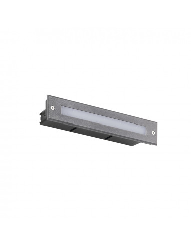 Encastré mural TRAU Symmetric IP67 LED SMD 4W 625lm 105lm CRI80 4000K 60º Anthracite NOVOLUX LIGHTING 1087A-L3304AA0-04
