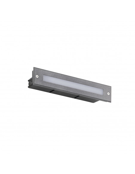 Encastré mural TRAU Symmetric IP67 LED SMD 4W 625lm 105lm CRI80 4000K 60º Anthracite NOVOLUX LIGHTING 1087A-L3304AA0-04