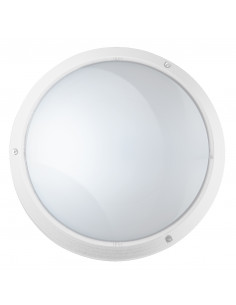 Applique PLAFF Round IP65 E27 42W Blanc NOVOLUX LIGHTING 240E-G05X1A-01