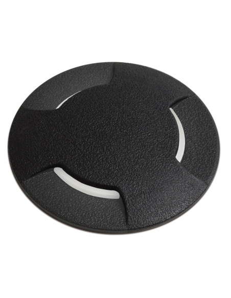 Sol encastré 3 d'émission BELGRADO-12 IP67 GX53 LED T2 3W 415lm CRI80 3000K 4000K 6500K Noir NOVOLUX 373C-G31X1A-02