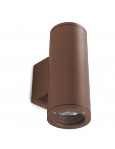 Applique SETH Round IP65 GU10 2x50W up-down Oxyde brun NOVOLUX LIGHTING 399B-G21X1A-90
