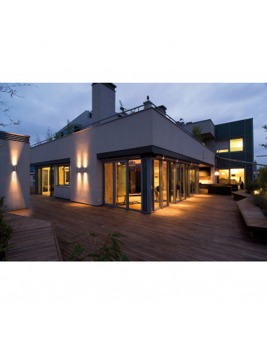 Applique SETH Round IP65 GU10 50W Oxyde brun NOVOLUX LIGHTING 399E-G21X1A-90