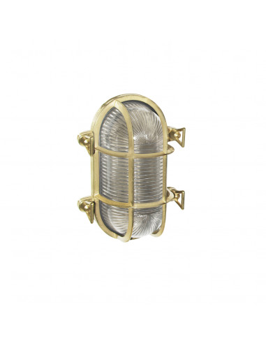 Applique vintage OTTONE Oval IP54 E27 42W Laiton NOVOLUX LIGHTING 573A-G05X1A-34