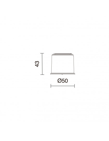 Phase coupée L LED COB 6W 570lm 650lm CRI80 2700K 4000K 45º Blanc ...