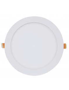 Plafonnier encastré GIA Round Recessed IP23 LED SMD 18W 1535lm CRI80 3000K Blanc NOVOLUX LIGHTING 599A-L3118A-01