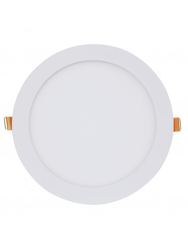 Plafonnier encastré GIA Round Recessed IP23 LED SMD 18W 1535lm CRI80 3000K Blanc NOVOLUX LIGHTING 599A-L3118A-01