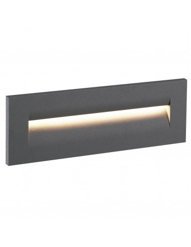 Encastré mural AMBERES IP65 LED SMD 9W 760lm CRI80 3000K 42º Anthracite NOVOLUX LIGHTING 643A-L0109A-04