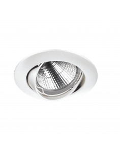 Plafonnier encastré tilt NIX Adjustable Round GU5.3 50W Blanc NOVOLUX LIGHTING 780E-G23X1D-01