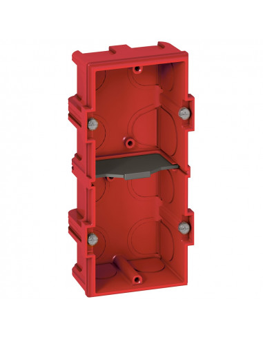Boîte multiposte Batibox pour maçonnerie 2 postes ou 4 à 5 modules profondeur 40mm LEGRAND 080142
