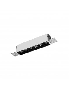 Plafond trimless SIGMA LED SMD 6W 772lm 649lm CRI90 2700K 48º Blanc Noir NOVOLUX LIGHTING 809F-L3806B40-01-02
