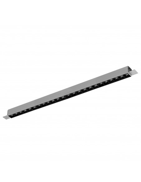 Plafond trimless SIGMA LED SMD 25W 3396lm 2856lm CRI90 4000K 48º Gris Noir NOVOLUX LIGHTING 809H-L4025B40-03-02