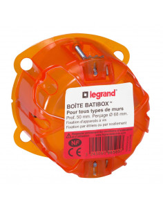 BOITE MULTIMAT 1P 50MM BATIBOX LEGRAND 090505